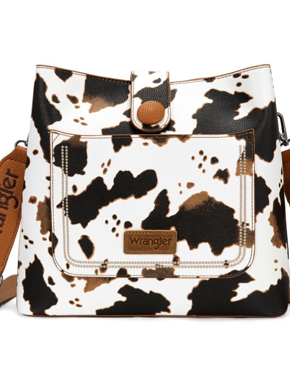 Wrangler Medium Bucket Bag Crossbody Purses for Women Shoulder Handbag